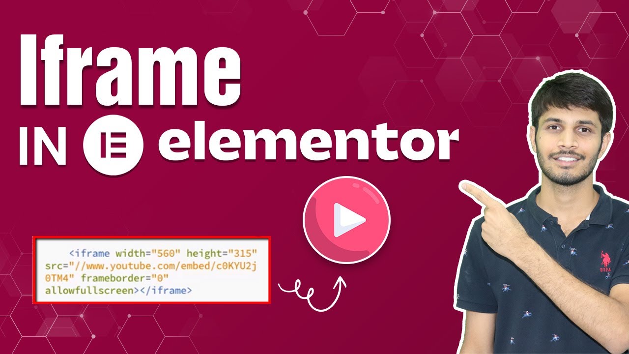 How To Add Iframe In The Elementor | WordPress Tutorial