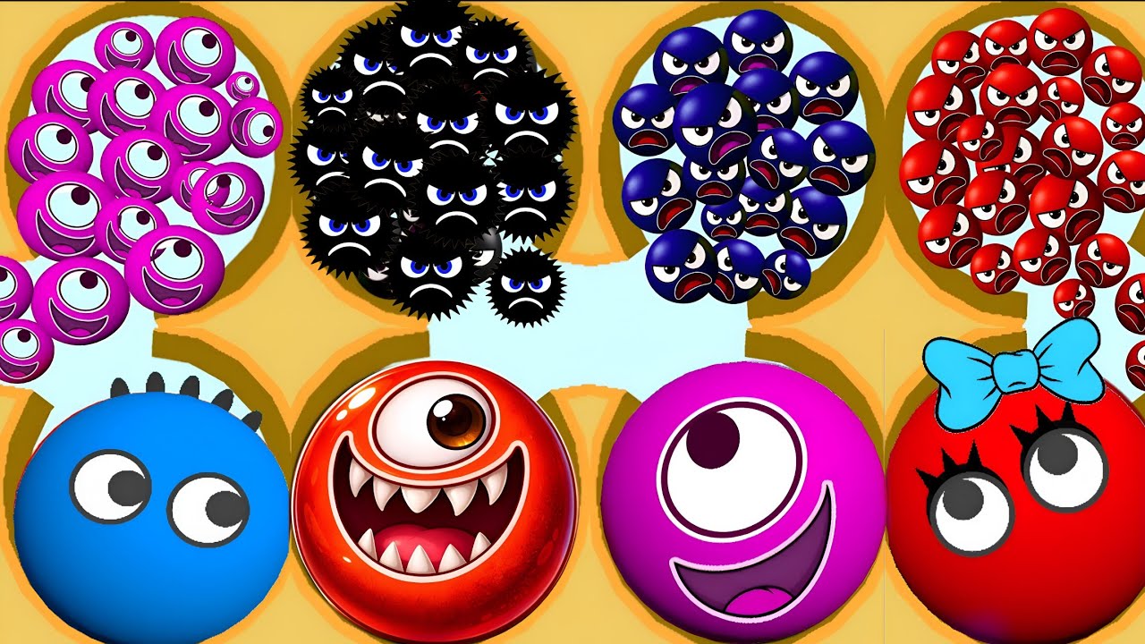 💥 Hungry Ball vs Jelly Bob vs Lucky Ball Gameplay Walkthrough Part 5
