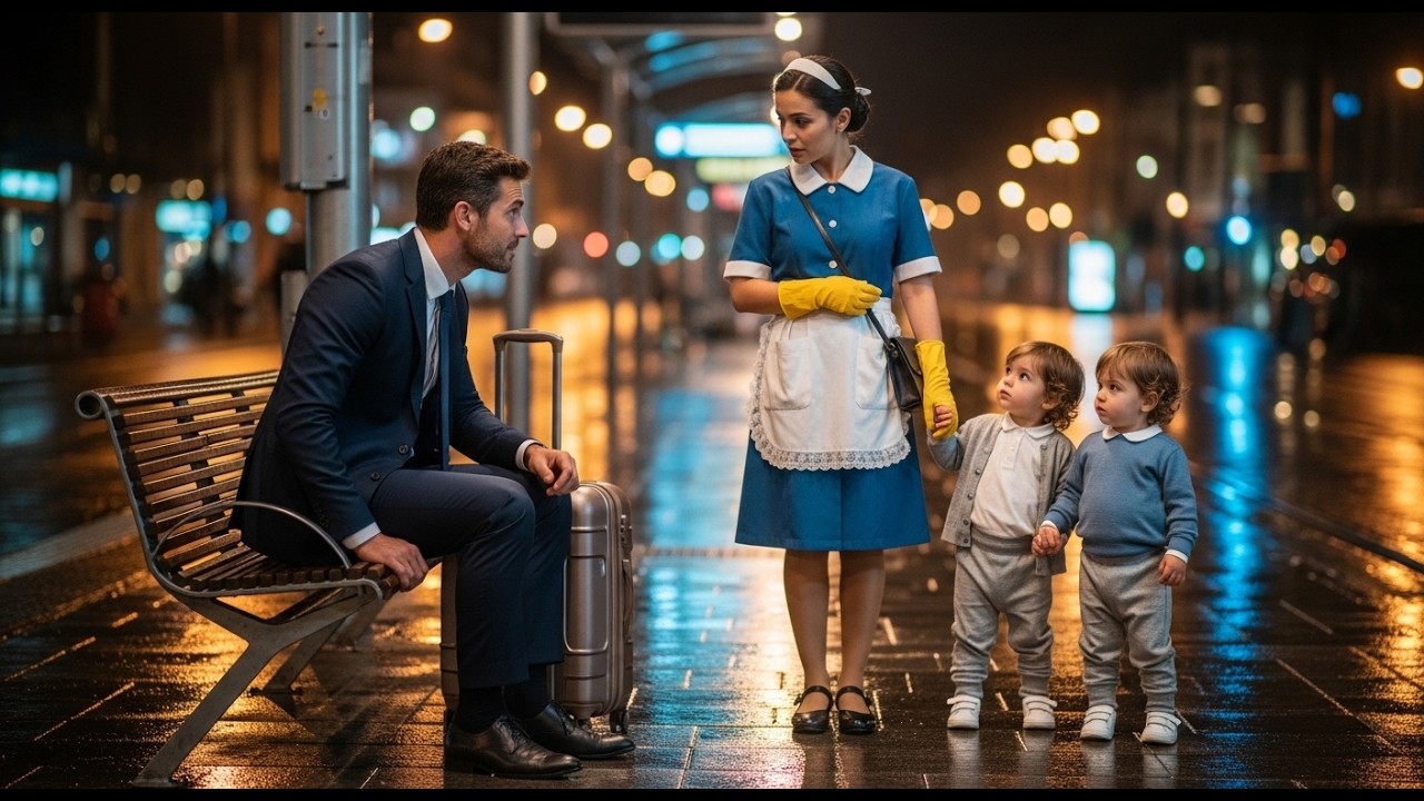 MILIONÁRIO PERDE TUDO APÓS SER CHAMADO DE ESTÉRIL —UMA BABÁ E DOIS GÊMEOS LHE OFERECEM UMA NOVA VIDA