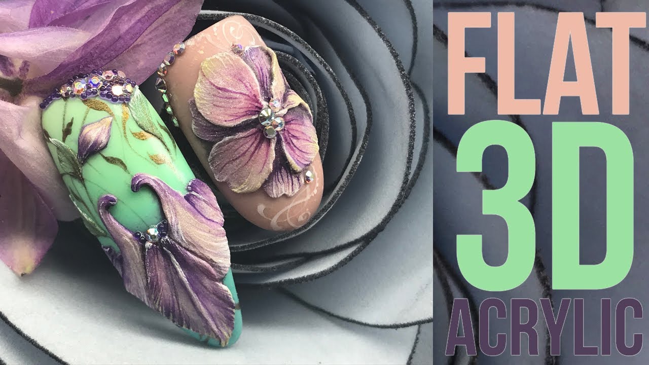 FLAT 3D ACRYLIC ART TUTORIAL PART 1 - Creating the Background Design
