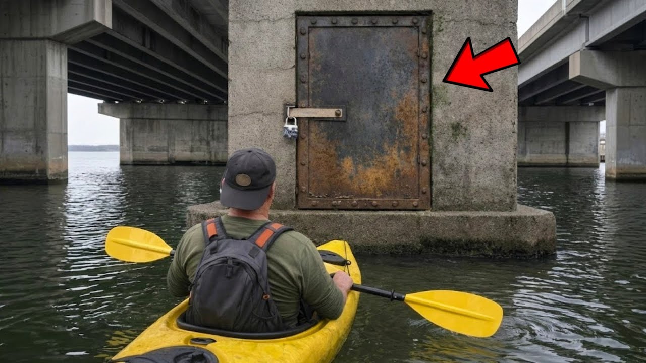 Kayaker Found Strange Hatch in Bridge Pillar, Inside Made Him Call 911!
