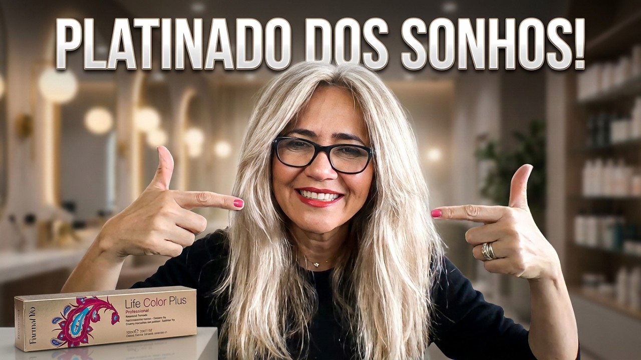 LOIRO PEROLADO PLATINADO LUZES SOZINHA PASSO A PASSO