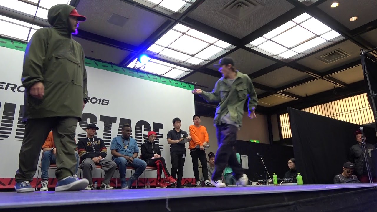 Yusei vs LEO [DANCE ALIVE HERO'S FINAL 2018 前日予選] HIP HOP BEST8