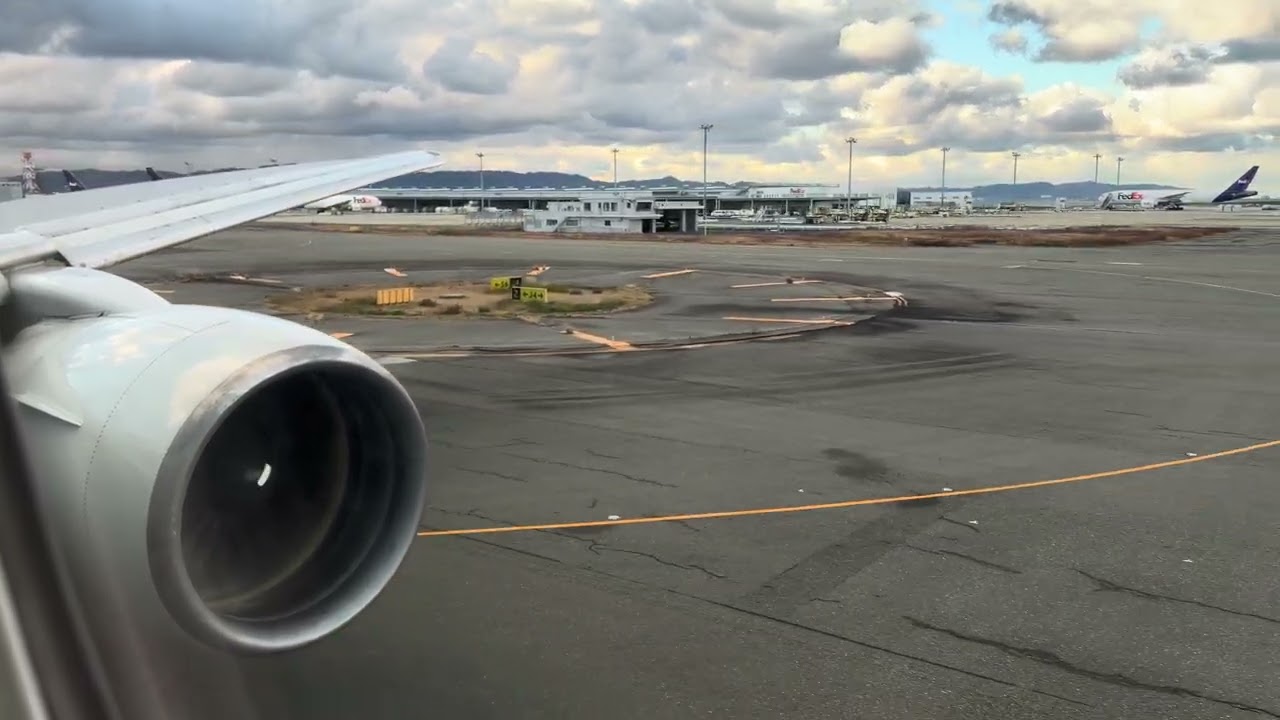 ANA  Boeing777-200 関西空港出発&羽田空港到着