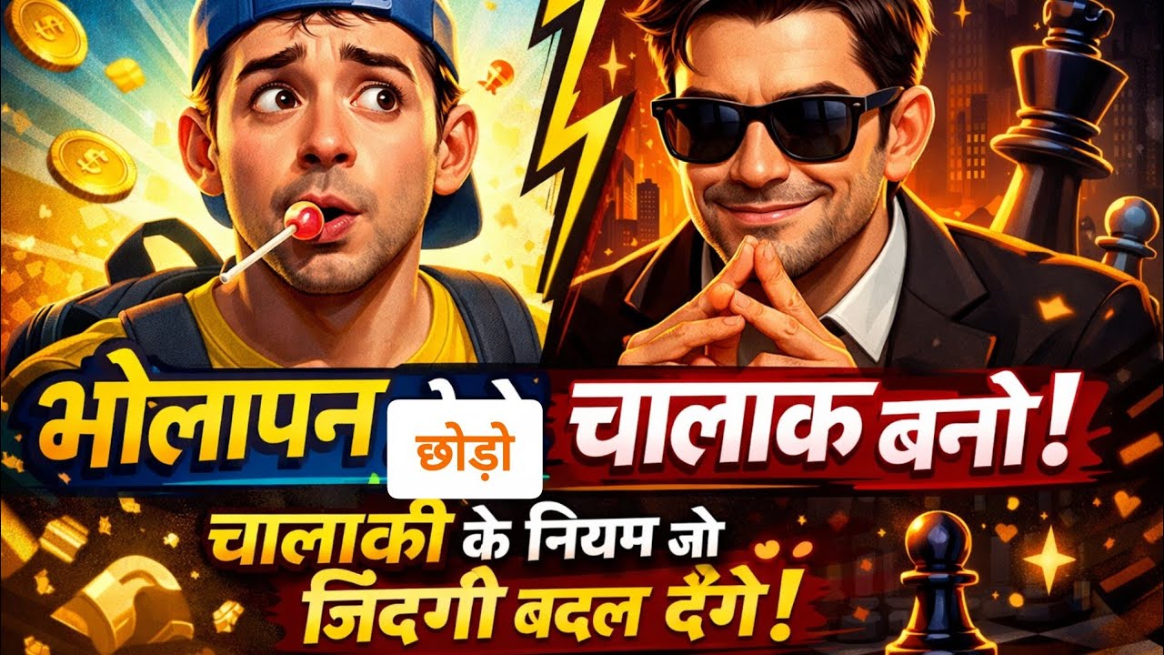 भोलापन छोड़ो, चालाक बनो |चालाकी के नियम जो  जिंदगी बदल देंगे | Chanakya Niti | Success Motivation