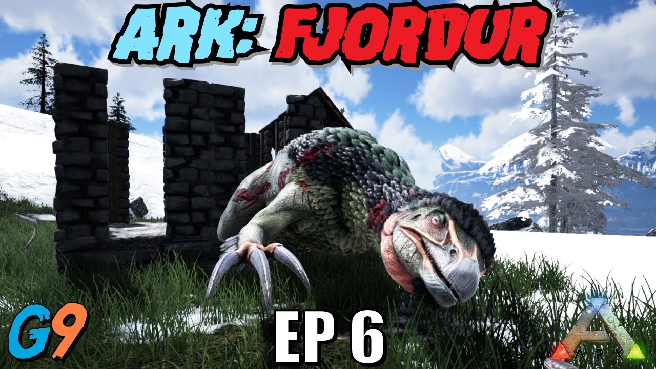 Ark Survival Evolved - Fjordur EP6 (Время сна для Теризиноса)