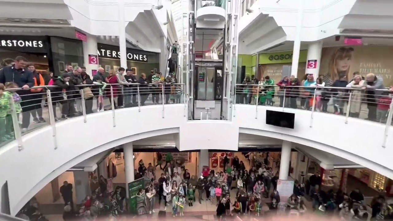 Irish Dancing at Foyleside shopping Center #St.Patrick’sDay #DerryCity #NorthernIreland