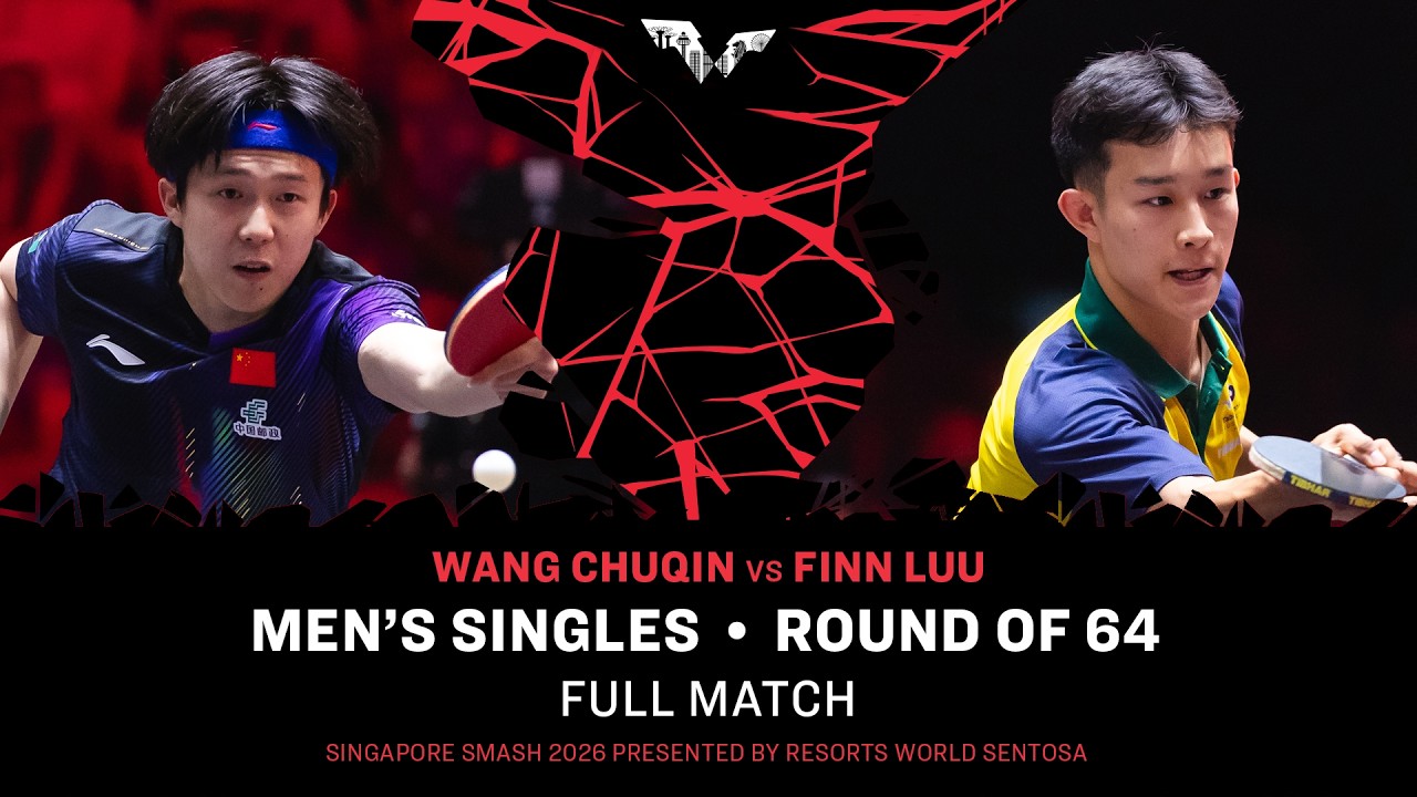 FULL MATCH | Wang Chuqin vs Finn Luu | MS R64 | #WTTSingapore2026