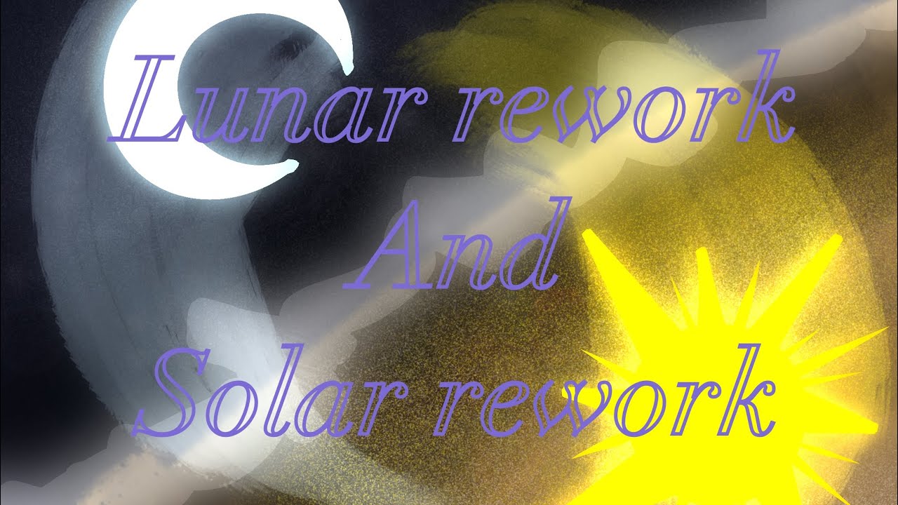 LUNAR AND SOLAR VISUAL REWORKS SHOWCASE | roblox - elemental grind game