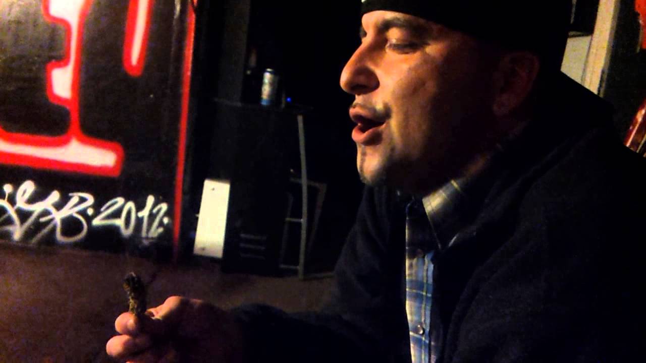 Smoking bud with out papers or a pipe.
