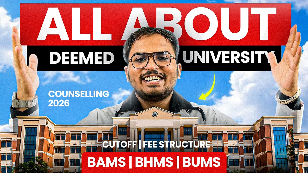AACCC Deemed University - Admission Guide🔥 | Ayush Counselling 2026 | BAMS, BHMS, BUMS 