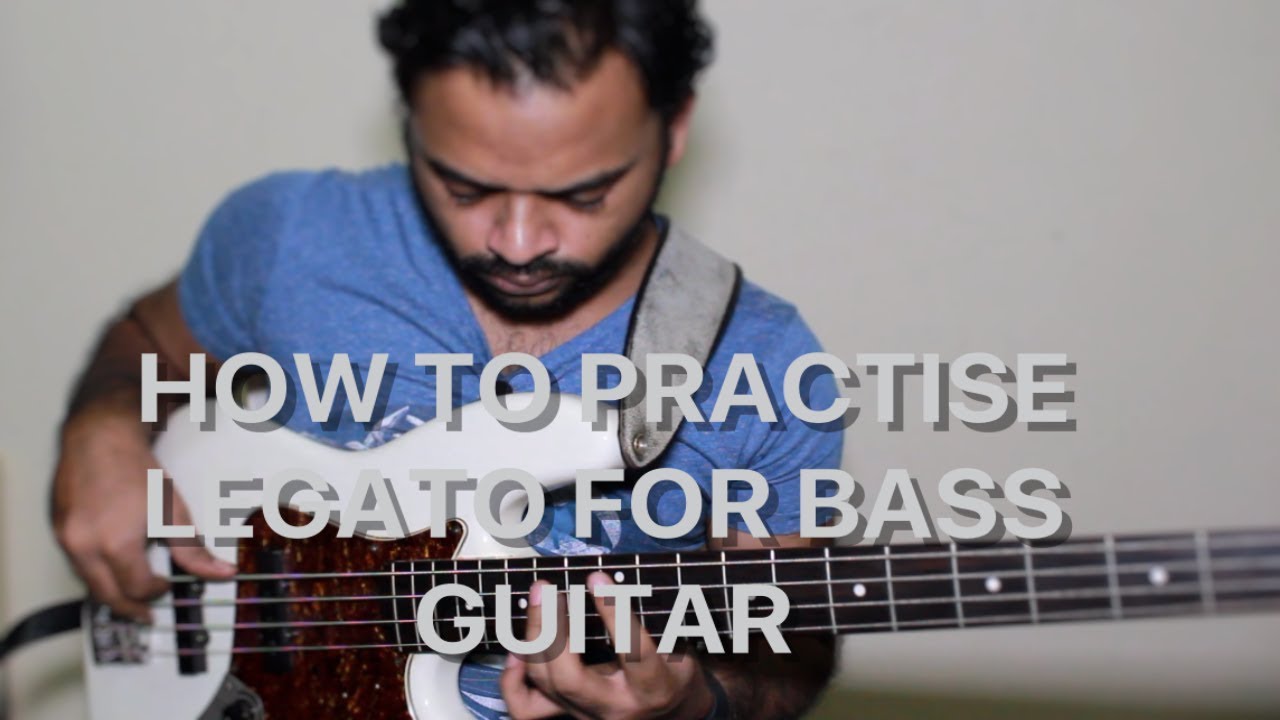 HOW TO PRACTISE LEGATO FOR BASS GUITAR #legato