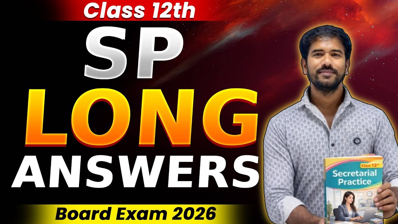 SP ALL LONG ANSWERS  | Confirm your 8 marks #secretarial Practice #Akashsir