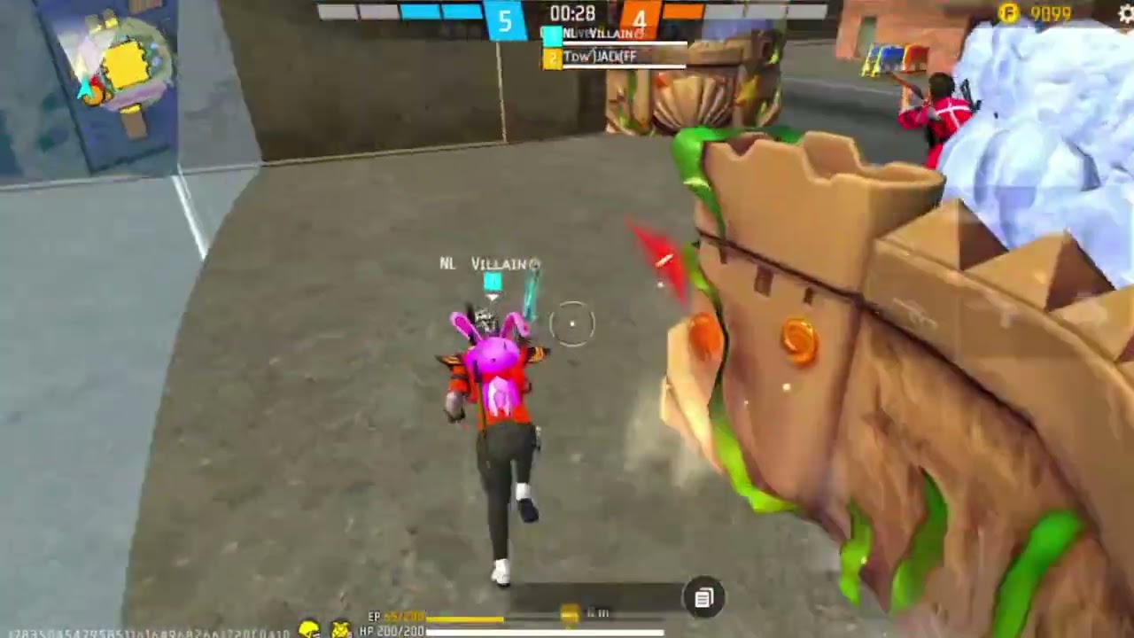 2 VS 2 CUSTOM WITH FRIENDS 🔥 CLASH SQUAD 2 vs 2 fight ]  Op Movement and Headshots. Villain FF