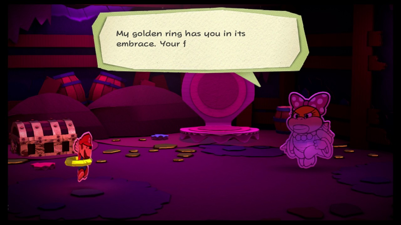 Paper Mario: Color Splash - Wendy's Death by Coins Attack