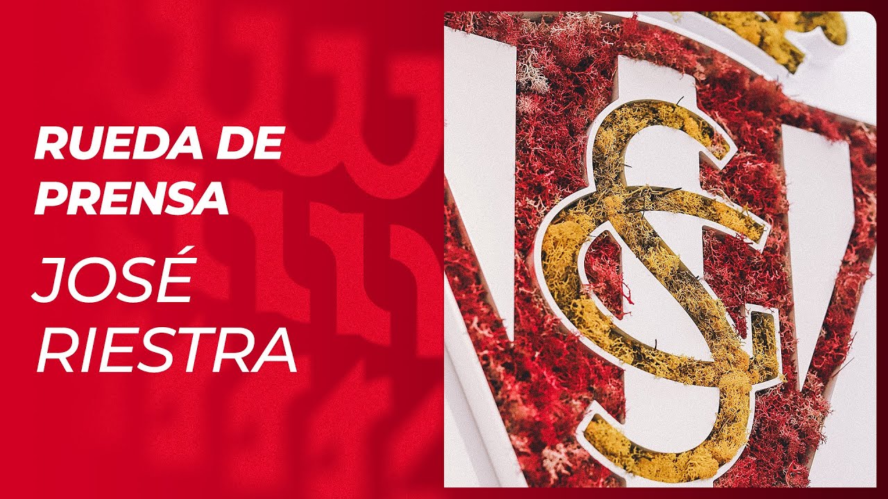 Rueda de prensa de José Riestra