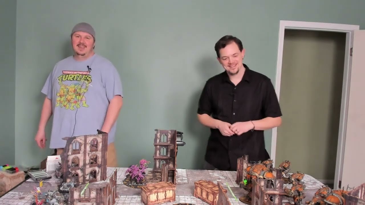 Warhammer 40K Battle Report | GSC vs Chaos Knights | Tactical Withdrawal