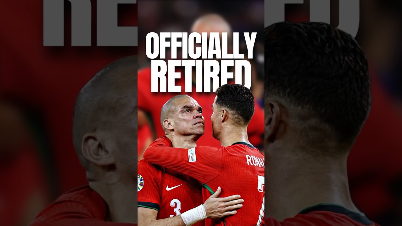 Pepe has officially announced his retirement from football. Obrigado Pepe!!