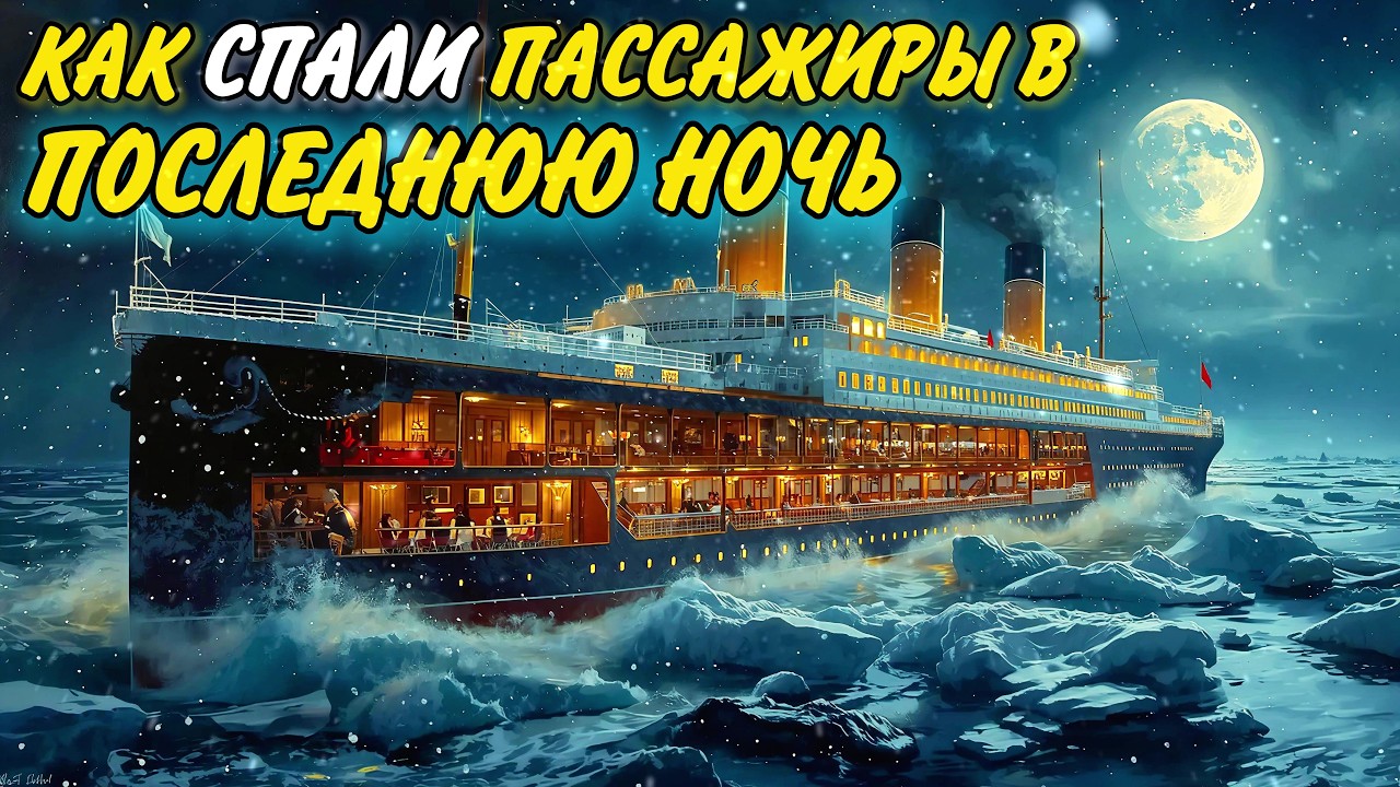 Титаник: роскошные каюты, ночная жизнь и последняя ночь🌛Лекция для сна