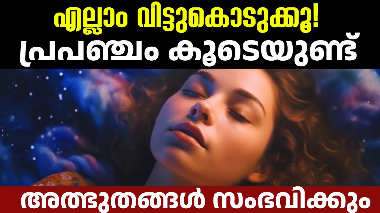 സ്വപ്നങ്ങൾ യാഥാർത്ഥ്യമാക്കാൻ ഒരു എളുപ്പവഴി | Let Go & Trust the Universe Malayalam #universe