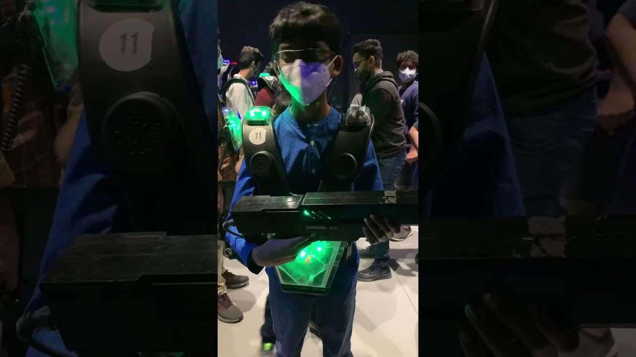 Laser Shooter Game Zone !! #indiatrip #funactivity #family #lasergaming #GEBowling&Gaming#hyderabad