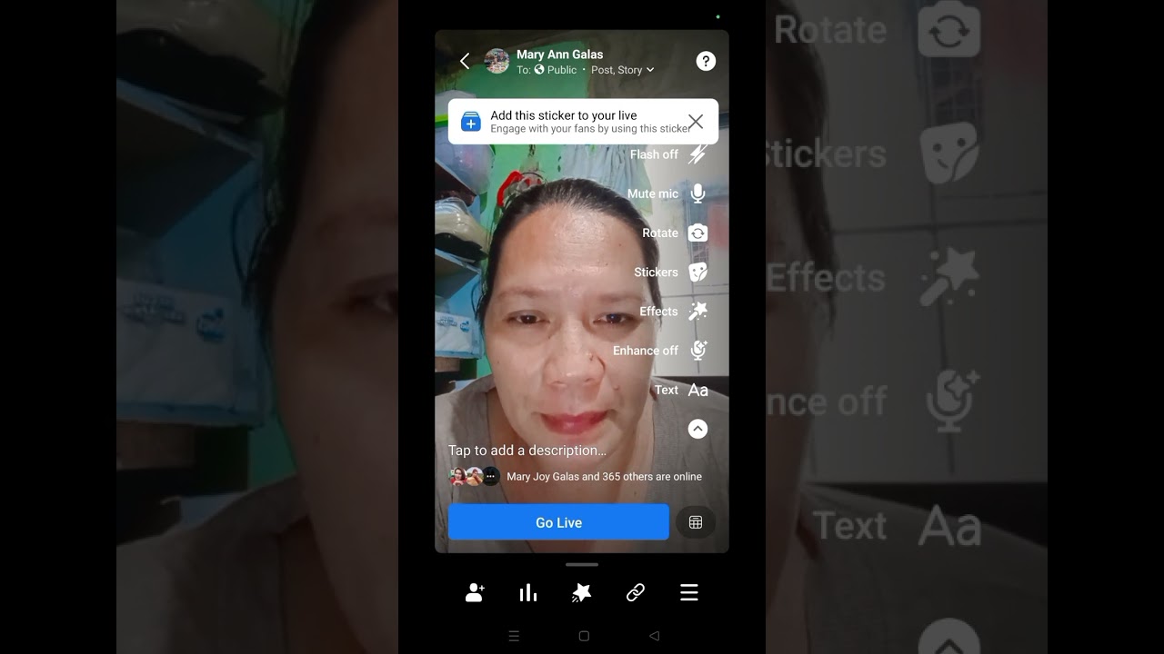 paano I turn on ang ating profanity filter sa ating facebook live wall?