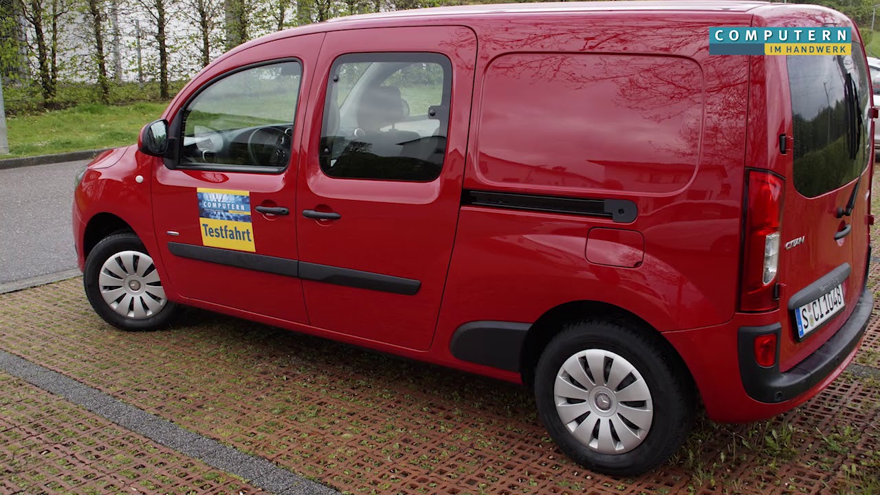 Stadtlieferwagen Citan Mixto von Mercedes-Benz mit umklappbarer zweiter Sitzbank