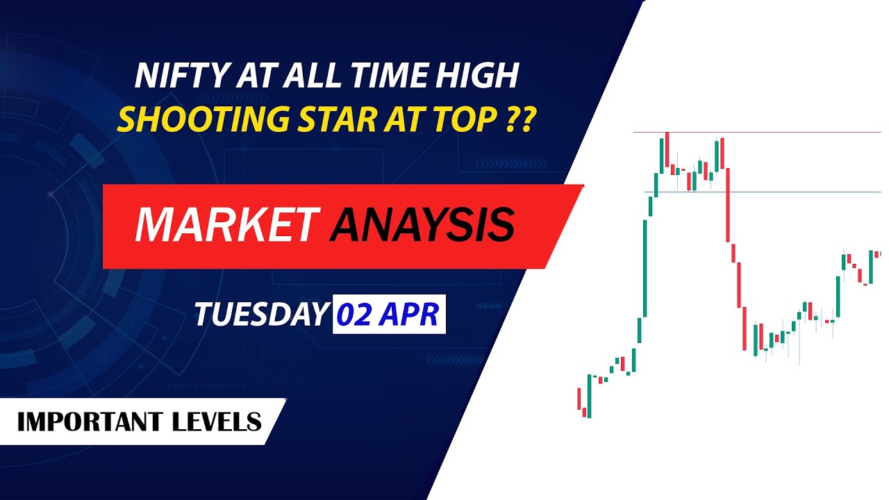 2 April Tuesday Nifty Analysis || Shooting Star at top|| TWV FINANCE