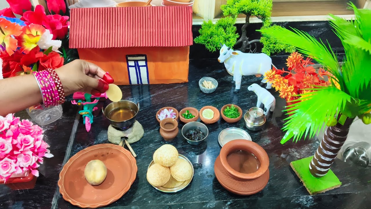 World’s Smallest Pani Puri | Miniature Fuchka Cooking #Miniaturecooking #tinycooking 