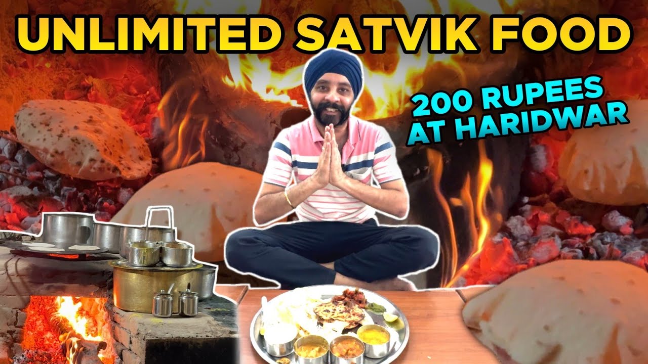 Unlimited Satvik Thali of Haridwar | Jaipuria Bhawan | Veg Food |4k
