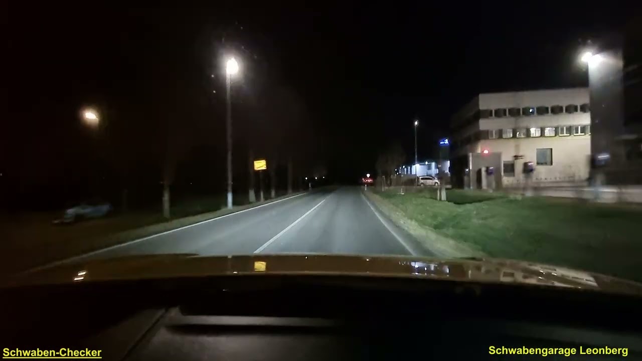 Ford Capri LED Matrix Check, Leuchtkegel, Leuchtweite, Reaktion Fernlicht, Ausleuchtung, Abbiege-LED