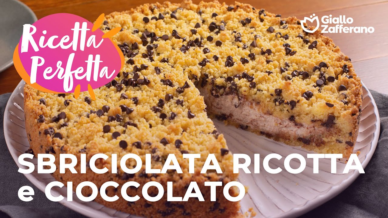 SBRICIOLATA RICOTTA e CIOCCOLATO✨🍫 RICETTA PERFETTA!❤️