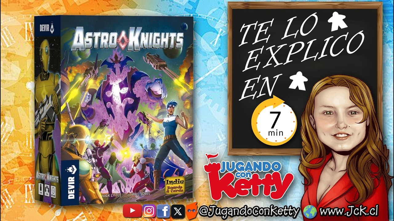 Cómo jugar Astro Knights  en 7 minutos [Juego de Mesa / JcK / Devir]