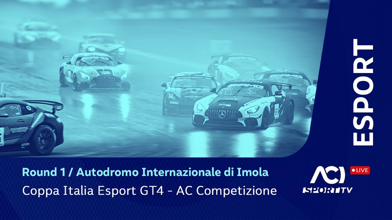 🔴 LIVE! Coppa Italia ACI ESport GT4 Sprint 2025 – Round 1 Imola (ACC)
