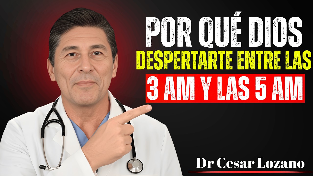 🌙✨ **Si te despiertas entre las 3 y las 5 de la mañana haz estas cosas – Dr. César Lozano** ✨🌙