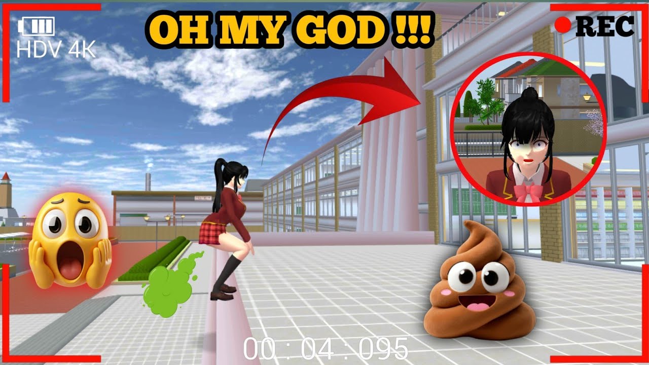 RINA EEK BESAR DI ATAS SEKOLAH GAK TAHAN LAGI|SAKURA SCHOOL SIMULATOR #sakuraeek #sakurakentut