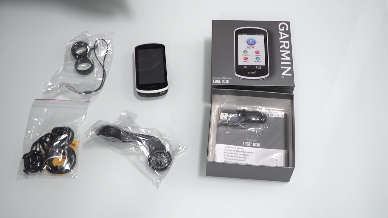 Unboxing the Garmin Edge 1030