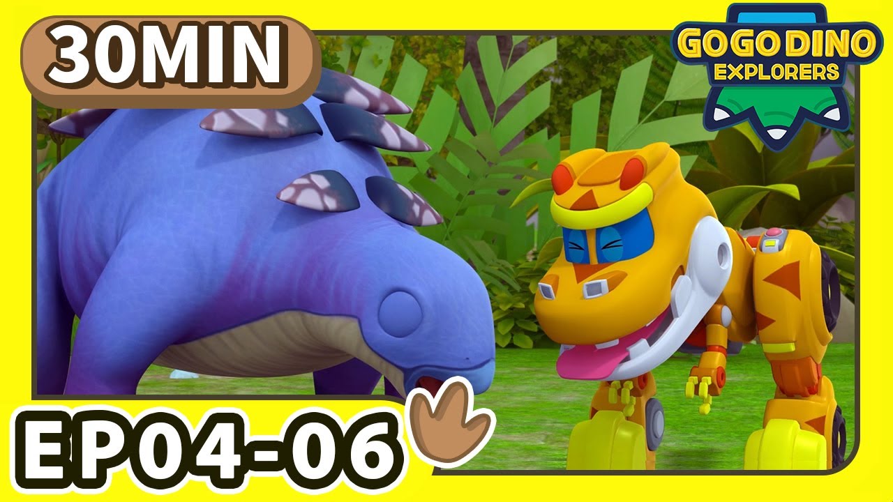 GoGoDino Explorers【04-06】Compilation | Dinosaur | Kids Cartoon | Toys | Animals Videos | Season 3