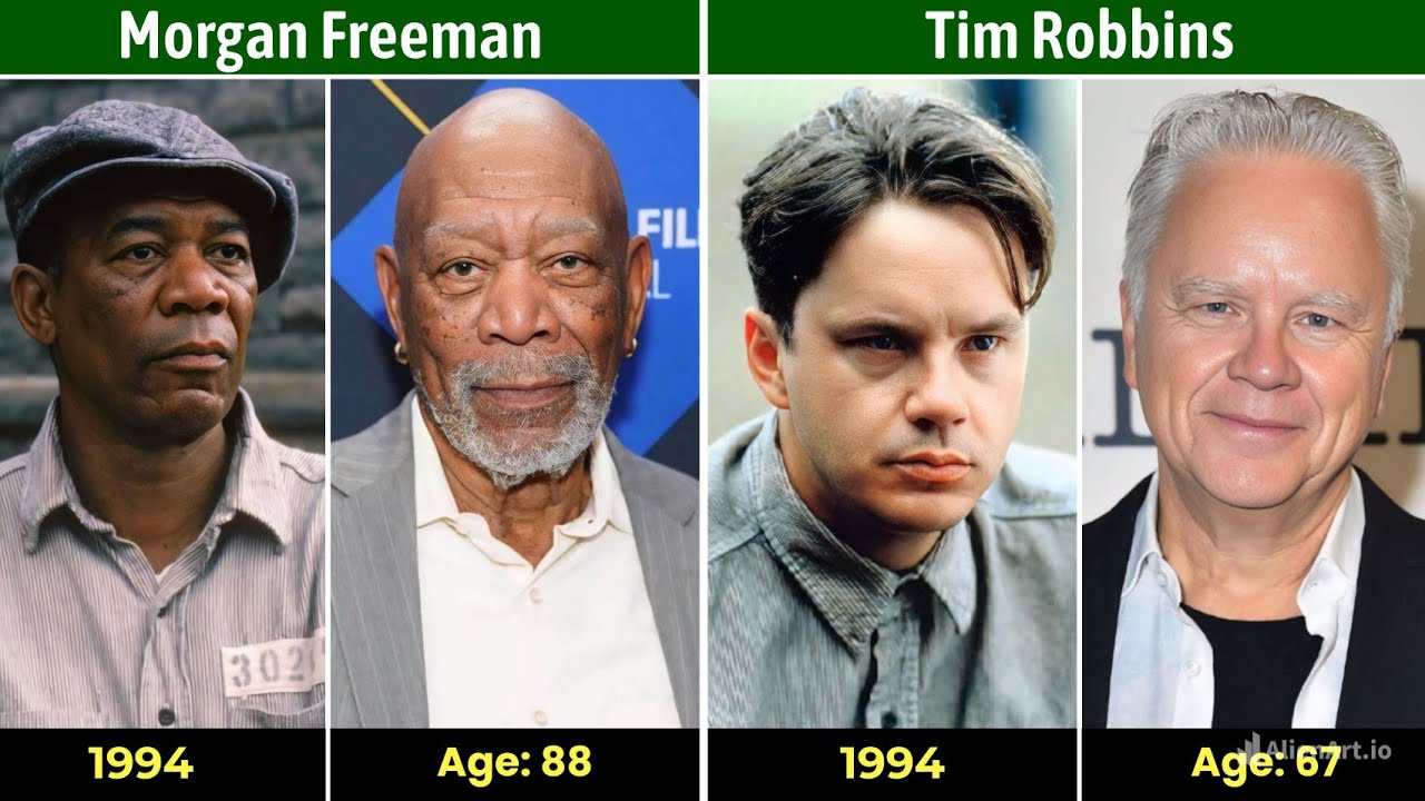 The Shawshank Redemption (1994) Cast Then and Now | Transformation