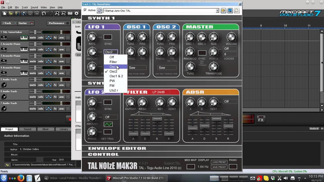 TAL-NoiseMaker basics (tutorial)