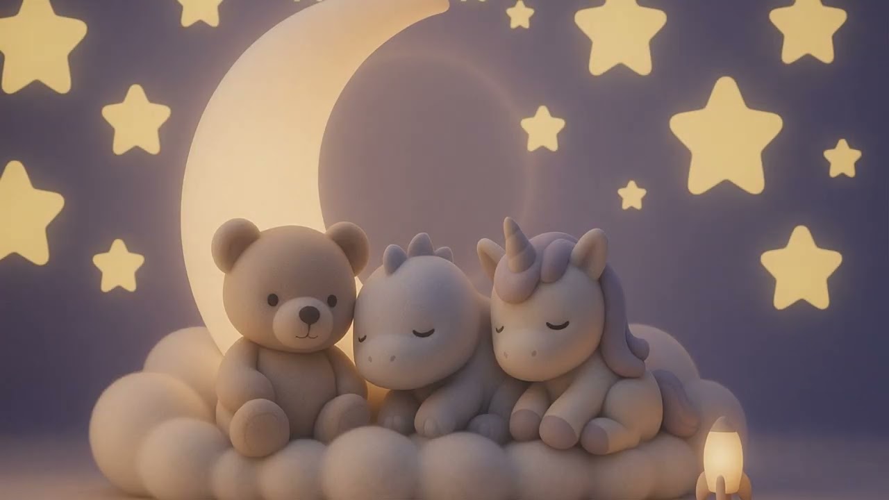 🌙 Dreamy Lullabies for Kids! 🎶 Sleep Tight with Bears & Unicorns