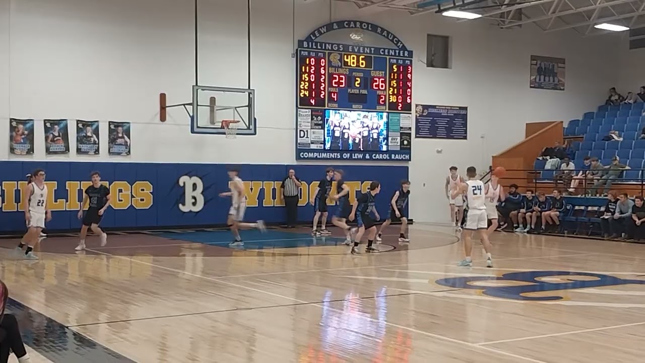 Billings high school varsity basketball game part 2