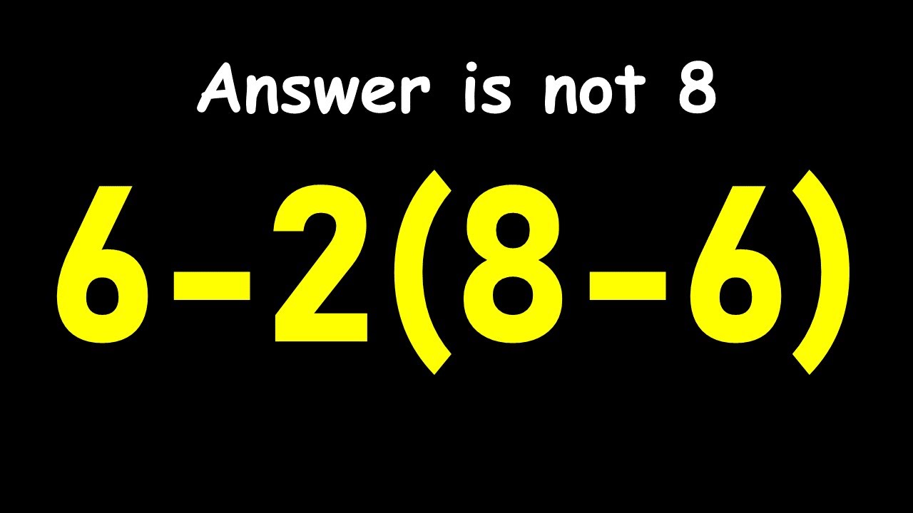 Most People Get This Simple Math Question Wrong!