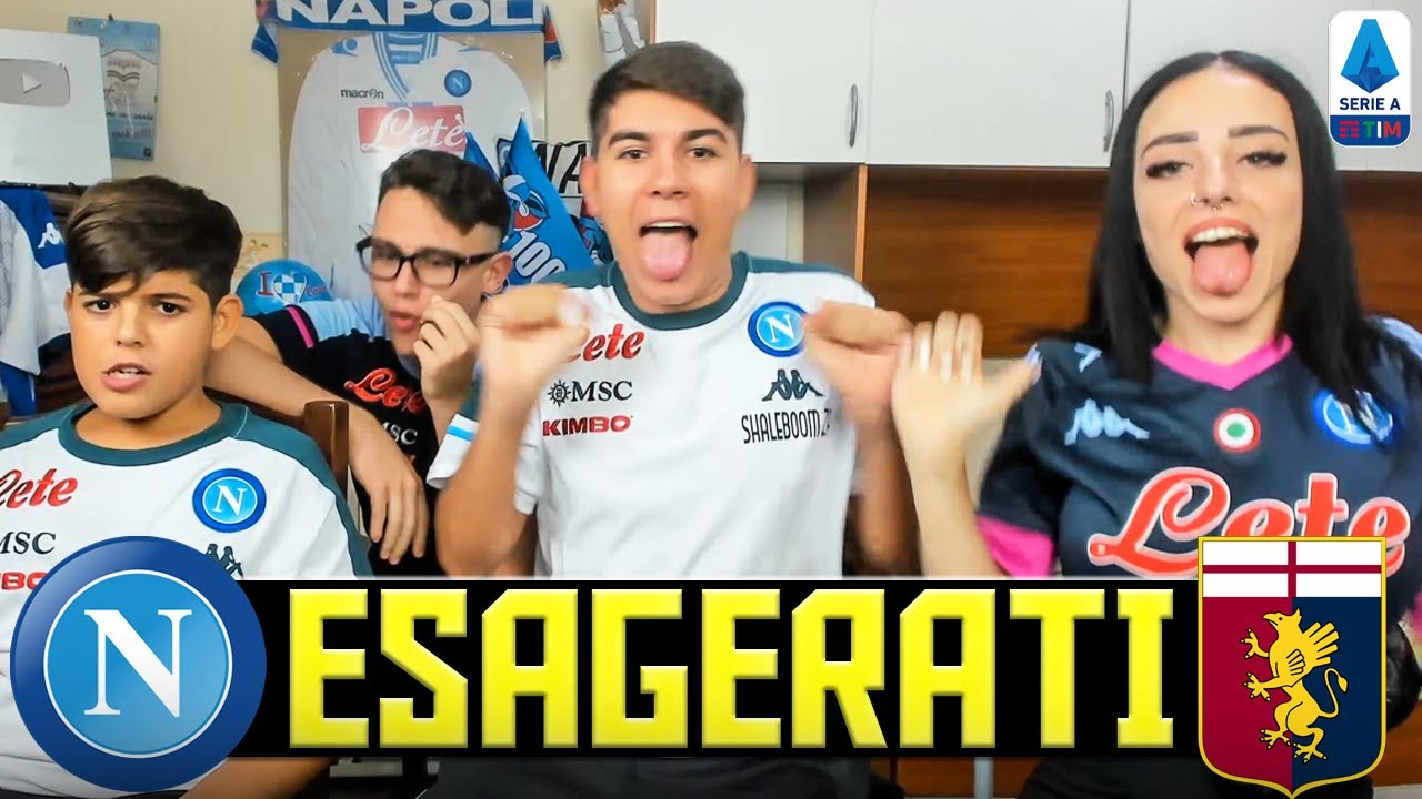 ESAGERATI!! CHE SPETTACOLO! NAPOLI-GENOA 6-0 | LIVE REACTION NAPOLETANI w/Violet