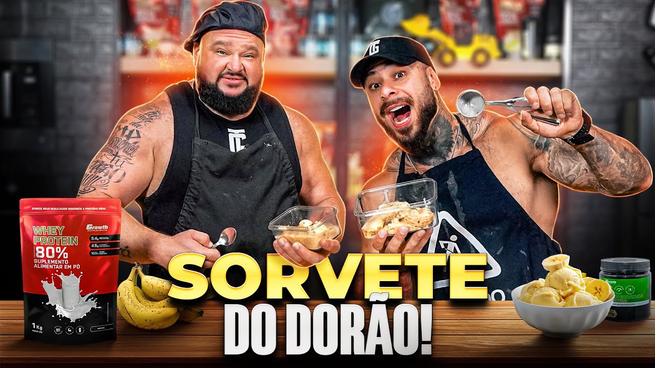 Sorvet&atilde;o do Dor&atilde;o! Muita banana(LA ELE) e ZERO A&Ccedil;&Uacute;CAR | Monstro na Cozinha #025