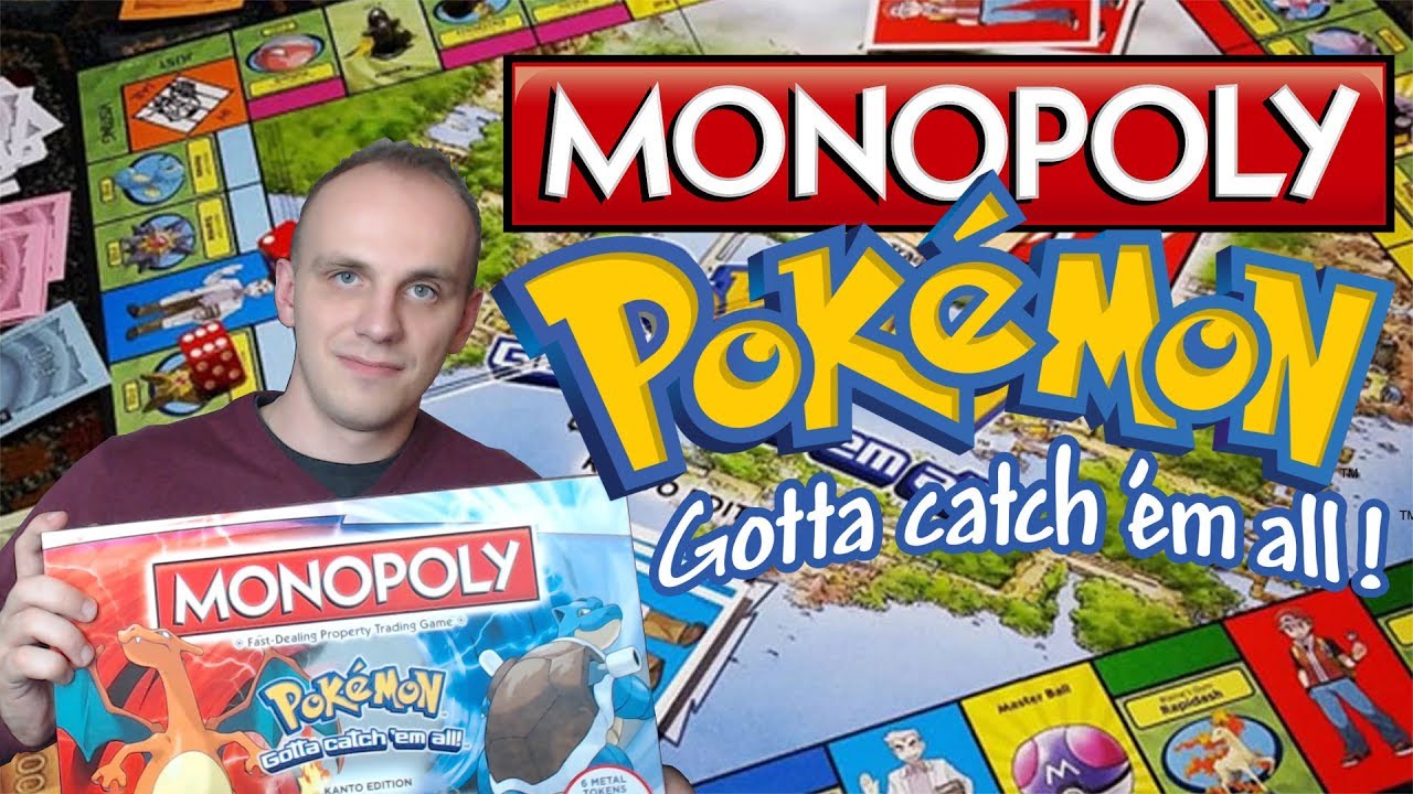 OTWIERAM POKEMONOWA WERSJE MONOPOLY! - MONOPOLY POKEMON KANTO EDITION