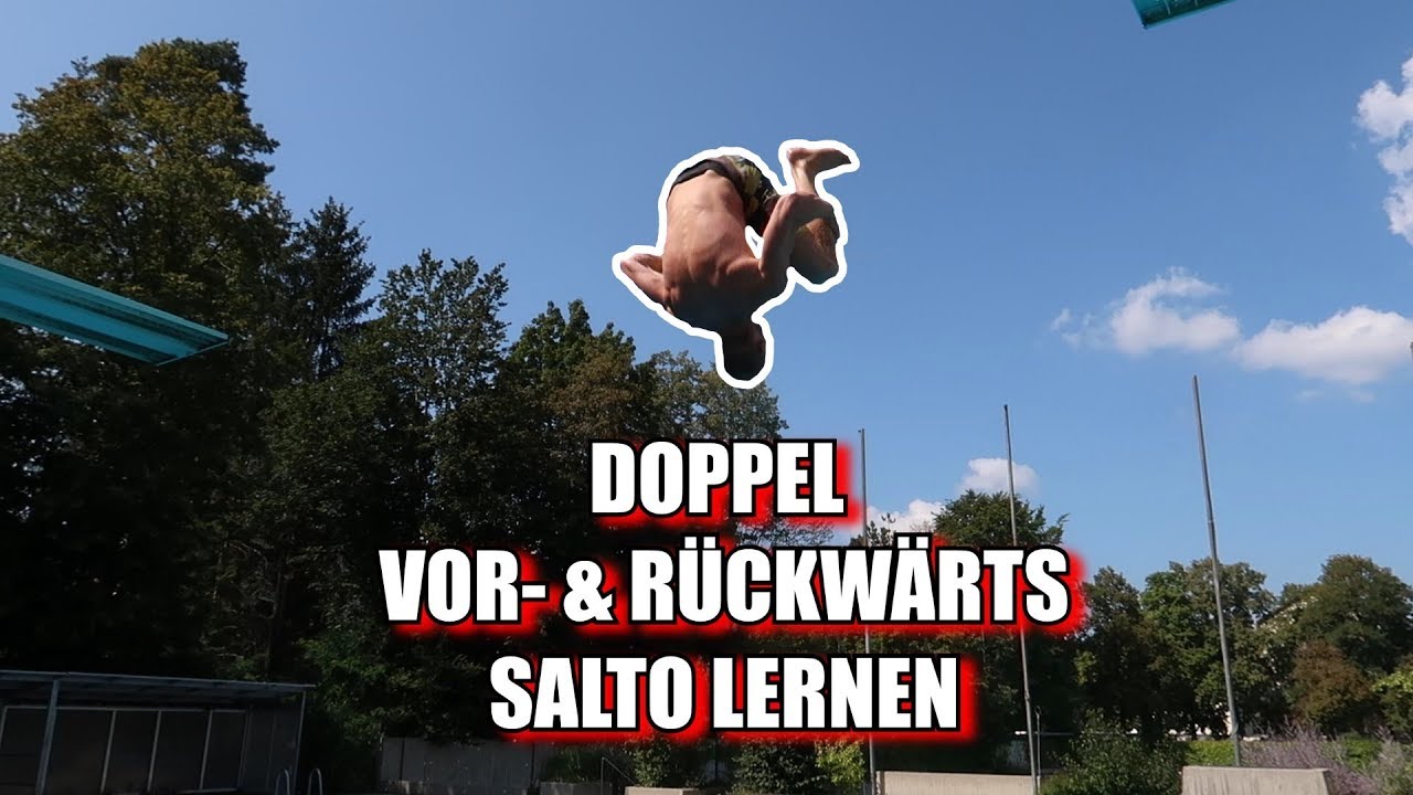 Doppelsalto Tutorial // Doppel Vor- & Rückwärtssalto