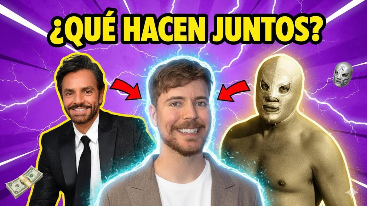 ¿Recuerdas cuando Derbez luchó contra el Santo? ¿Ahora que hará con Mr. Beast? 
