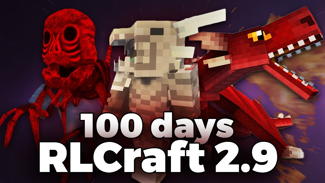 I Survived 100 Days in New RLCraft