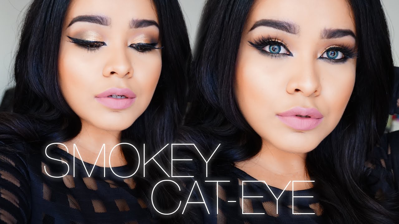 Smokey Cat Eye Makeup Tutorial